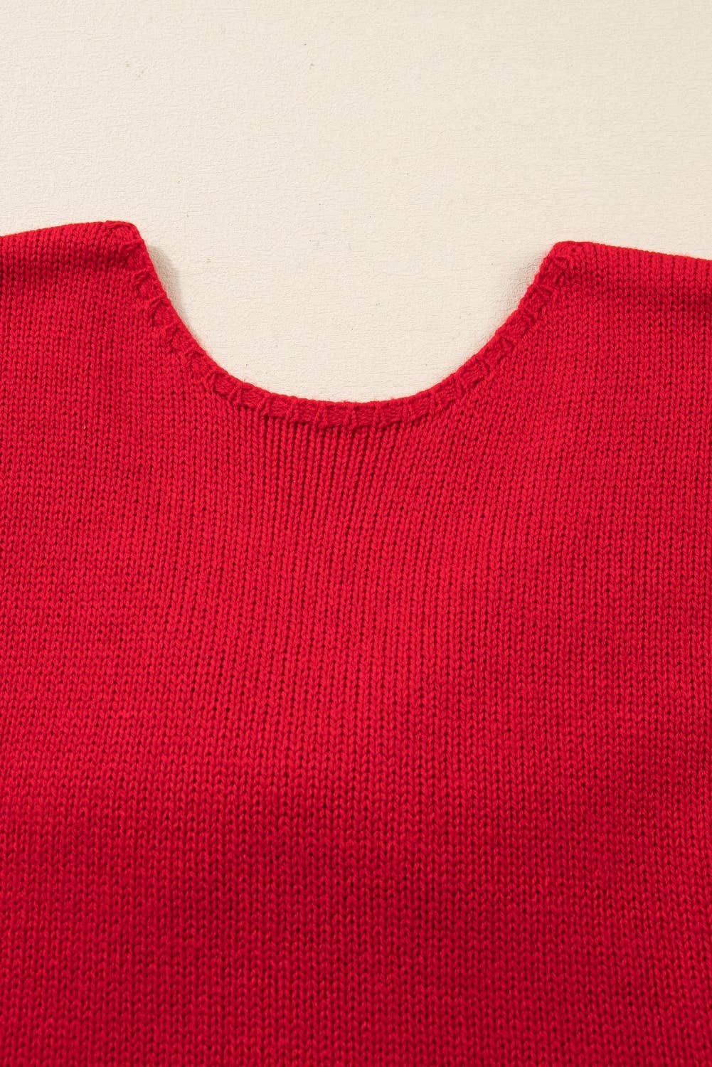 Stunning Red Back Bow Romance Knit Sweater