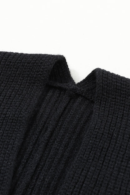 Essential Black Knit Cardigan