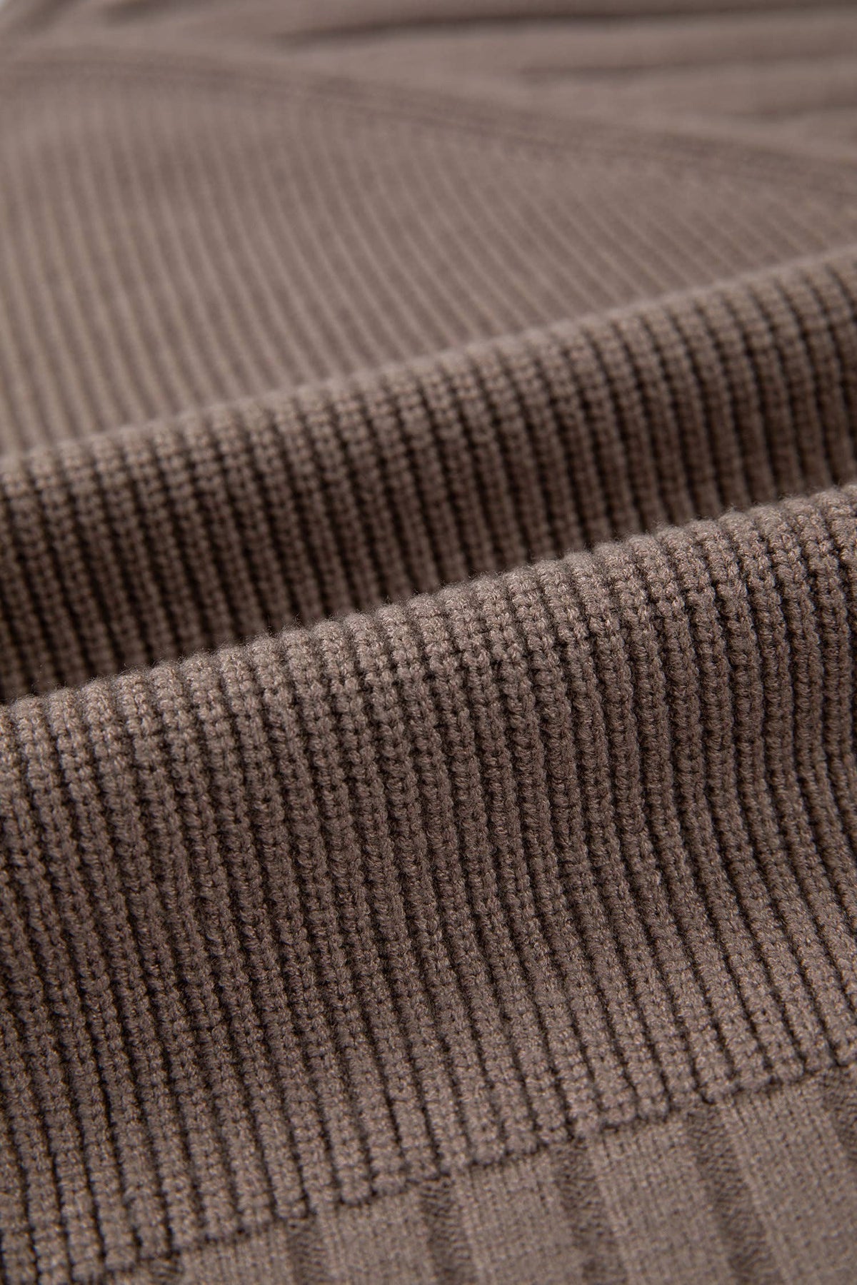 Close-up of brown textured fabric