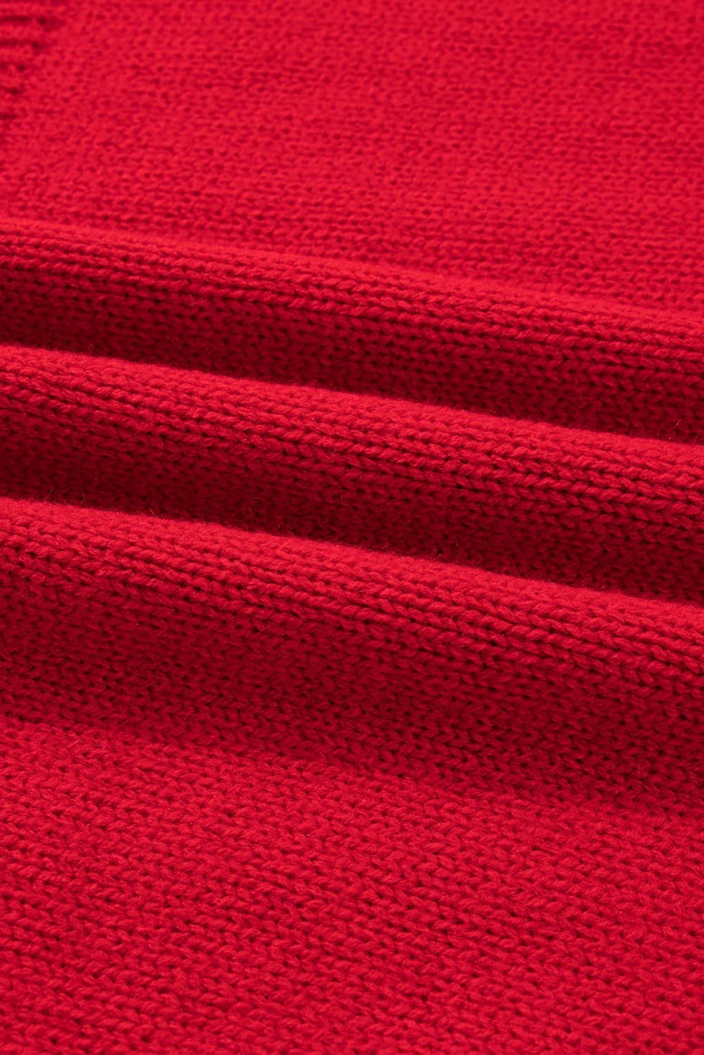 Close-up of red fabric texture