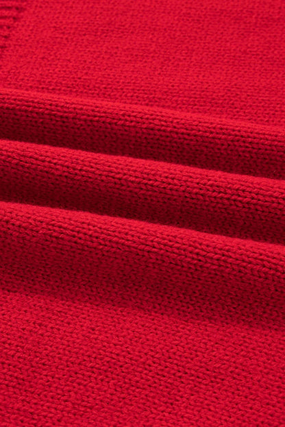 Close-up of red fabric texture