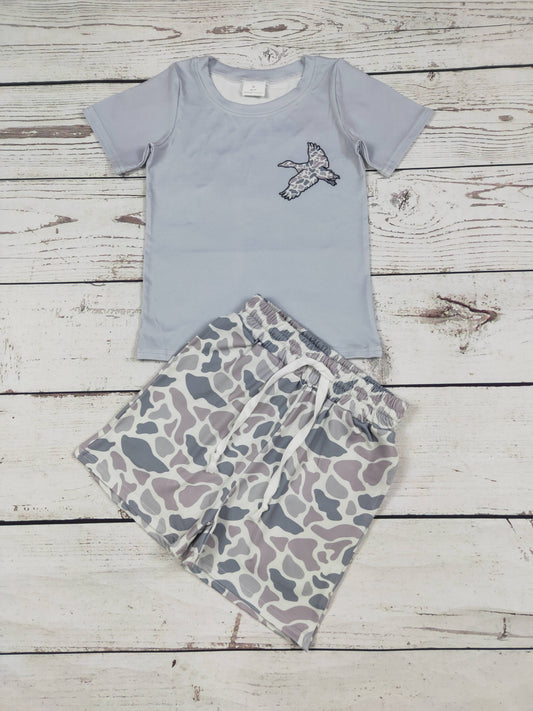 Backwoods Boys Duck Camo Short Set