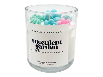 Succulent Garden Candle