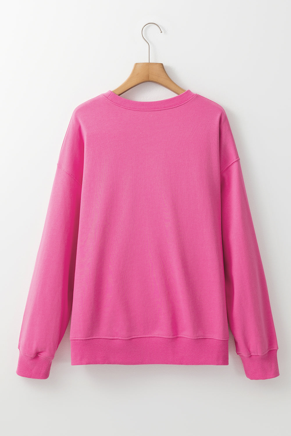 Floral MAMA Embroidered Sweatshirt – Rose Pink Cozy Pullover