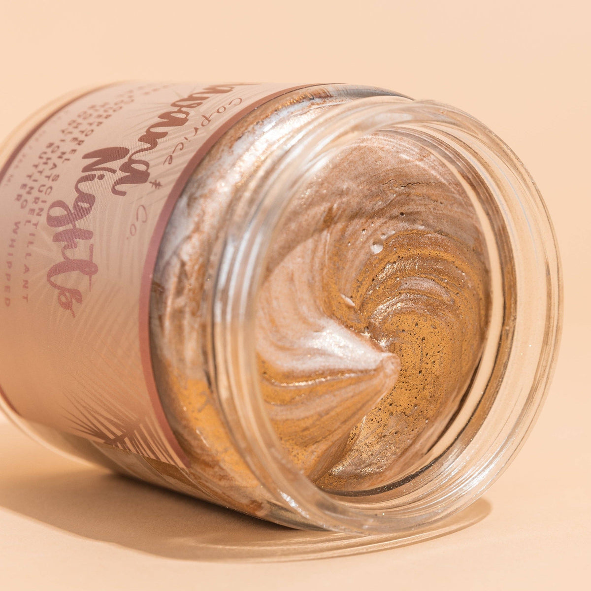 The PS Collective Havana Nights Bronze Body Butter by Caprice & Co — shimmering bronze whipped body butter in glass jar
